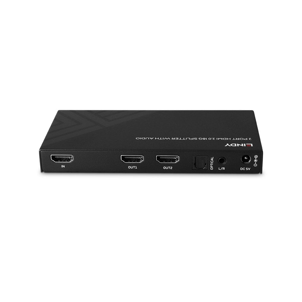 Lindy 2 Port HDMI 8K60 Splitter with Audio | 38534 Splitter Lindy