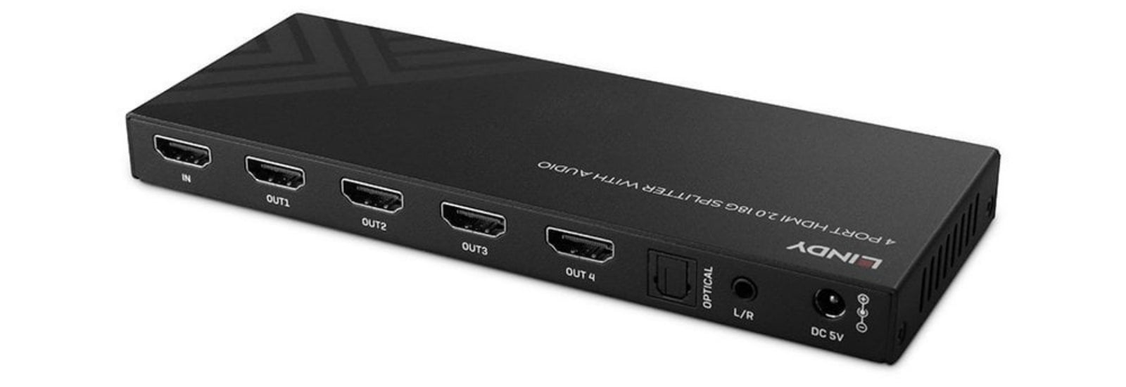 Lindy 4 Port HDMI 8K60 Splitter with Audio | 38535 Splitter Lindy