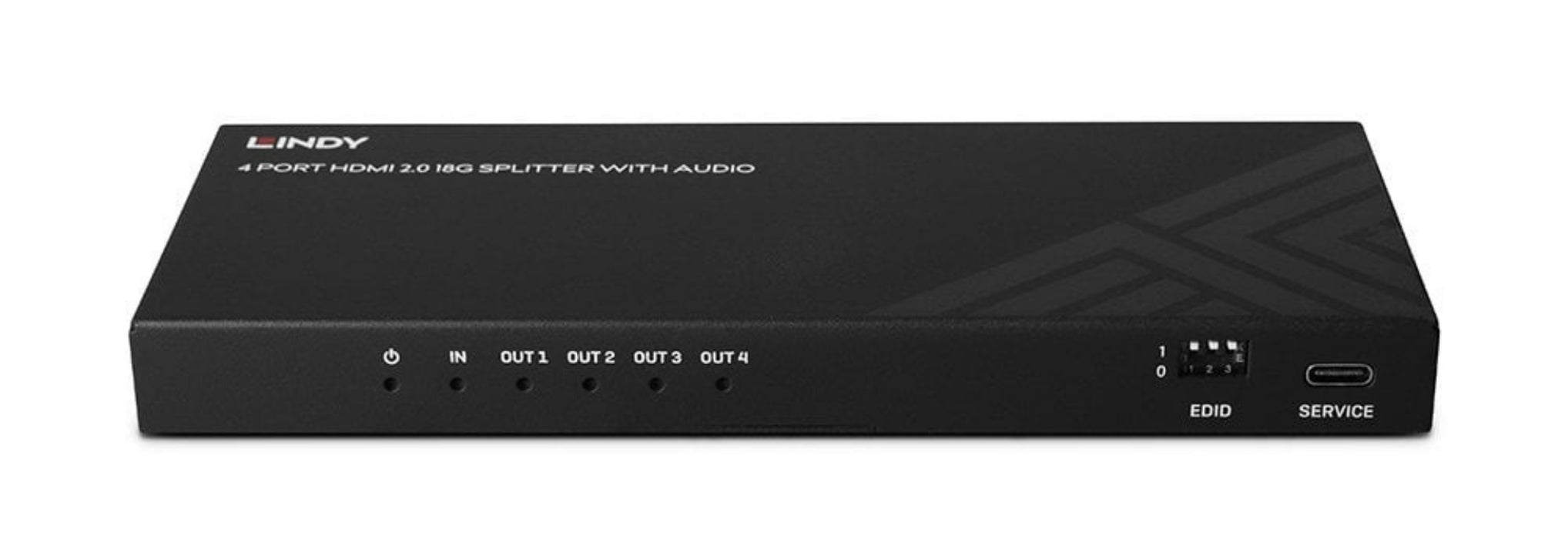 Lindy 4 Port HDMI 8K60 Splitter with Audio | 38535 Video Splitter Lindy