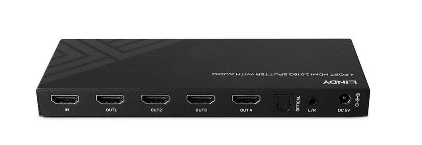 Lindy 4 Port HDMI 8K60 Splitter with Audio | 38535 Splitter Lindy