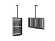 Multibrackets M Pro Series Enclosure 50" Ceiling Medium Black Signage Display Enclosures Multibrackets