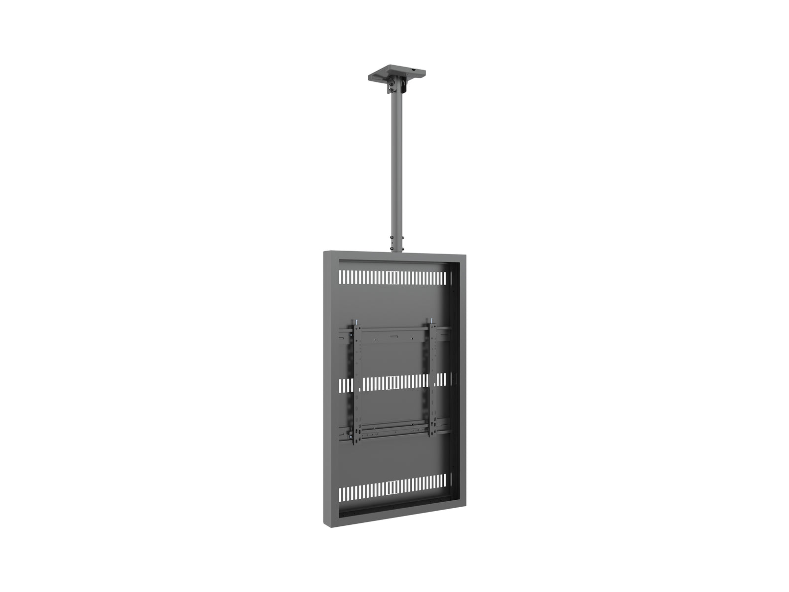 Multibrackets M Pro Series Enclosure 50" Ceiling Medium Black Signage Display Enclosures Multibrackets