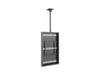 Multibrackets M Pro Series Enclosure 50" Ceiling Medium Black Signage Display Enclosures Multibrackets