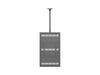 Multibrackets M Pro Series Enclosure 50" Ceiling Medium Black Signage Display Enclosures Multibrackets
