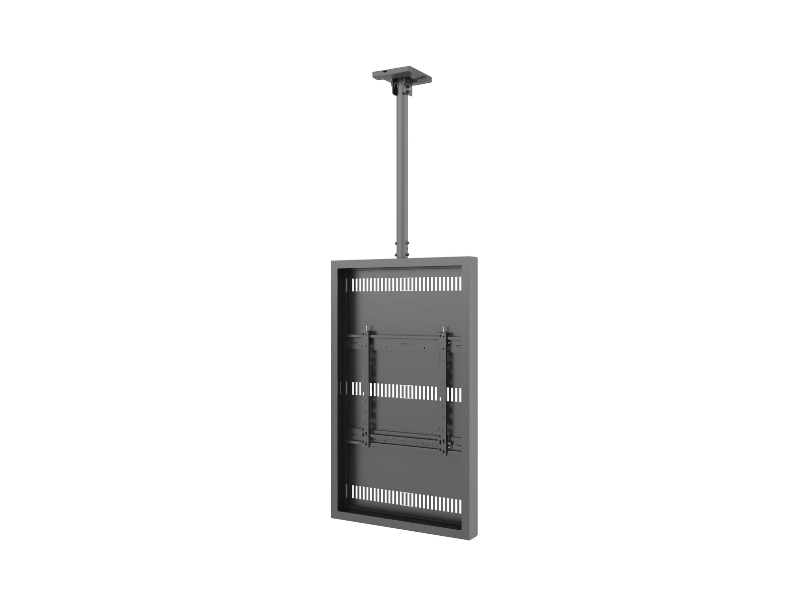 Multibrackets M Pro Series Enclosure 50" Ceiling Medium Black Signage Display Enclosures Multibrackets