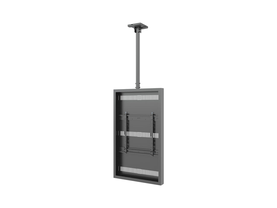 Multibrackets M Pro Series Enclosure 50" Ceiling Medium Black Signage Display Enclosures Multibrackets