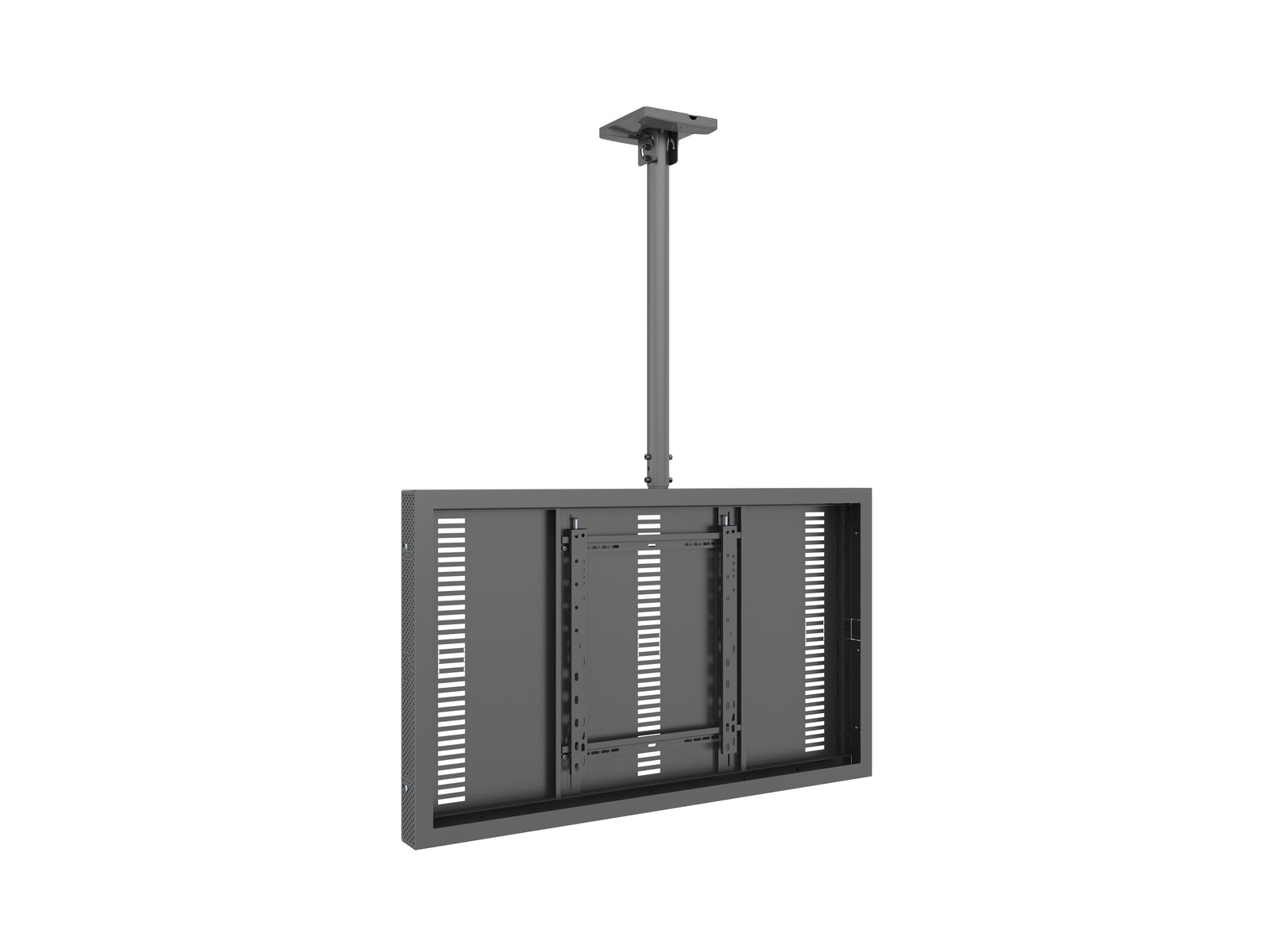 Multibrackets M Pro Series Enclosure 50" Ceiling Medium Black Signage Display Enclosures Multibrackets