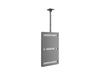 Multibrackets M Pro Series Enclosure 50" Ceiling Medium Black Signage Display Enclosures Multibrackets