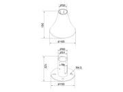 Multibrackets M Pro Series Floor To Ceiling Plate White Mounting Accessory Multibrackets