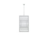 Multibrackets M Pro Series Enclosure 50" Ceiling Medium White Signage Display Enclosures Multibrackets