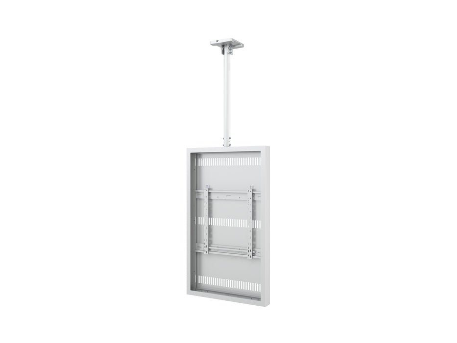 Multibrackets M Pro Series Enclosure 50" Ceiling Medium White Signage Display Enclosures Multibrackets