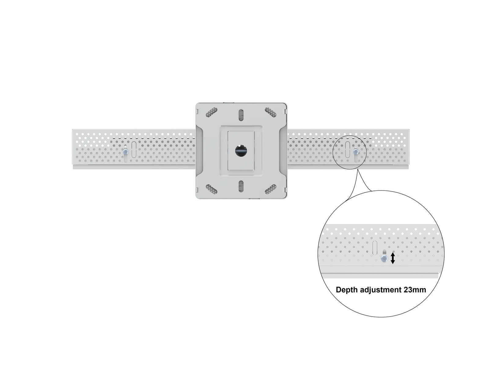 Multibrackets M Pro Series Enclosure 50" Ceiling Medium White Signage Display Enclosures Multibrackets