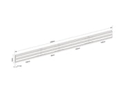 Multibrackets M Pro Series Triple Screen Rail - 348cm Mounting Accessory Multibrackets