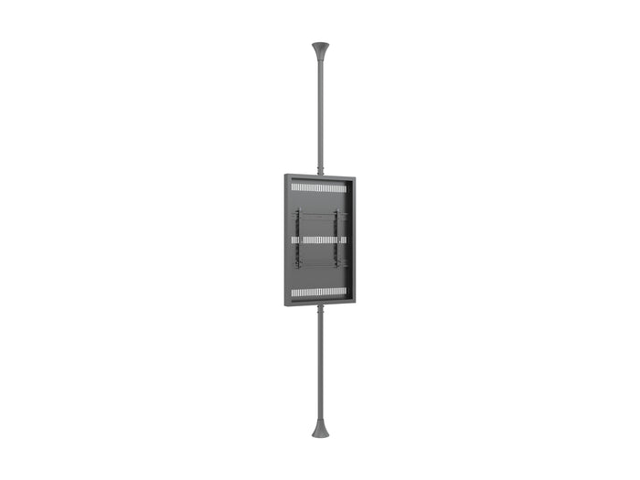 Multibrackets M Pro Series Enclosure 50" Floor to Ceiling Medium Black Signage Display Enclosures Multibrackets