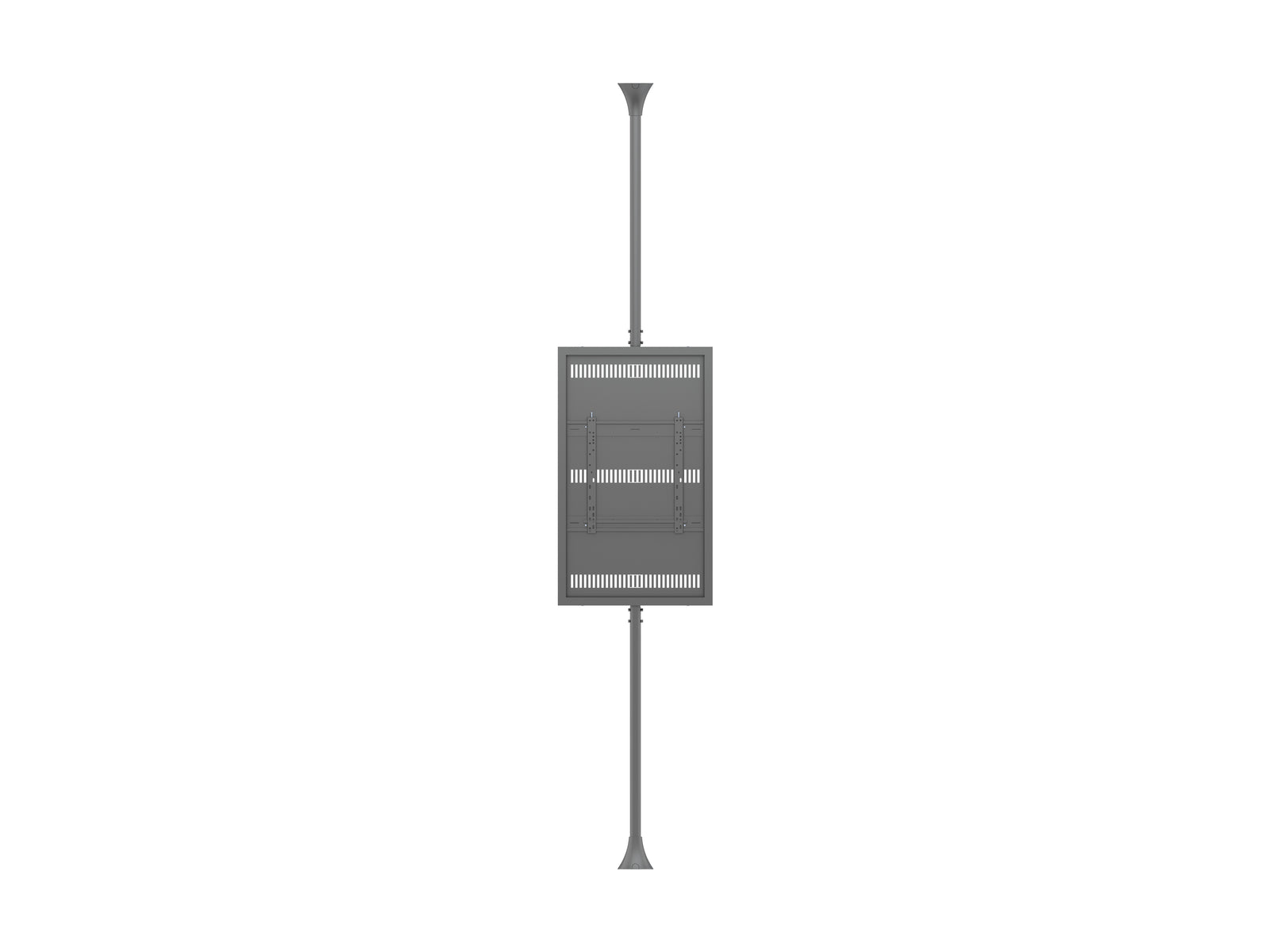 Multibrackets M Pro Series Enclosure 50" Floor to Ceiling Medium Black Signage Display Enclosures Multibrackets