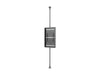 Multibrackets M Pro Series Enclosure 50" Floor to Ceiling Medium Black Signage Display Enclosures Multibrackets