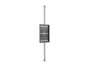 Multibrackets M Pro Series Enclosure 50" Floor to Ceiling Medium Black Signage Display Enclosures Multibrackets