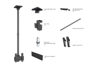 Multibrackets 24” - 42" 1.5m Pole Single Side Display Ceiling Mount Pro Ceiling Mount Bracket Multibrackets