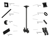Multibrackets 24” - 42" 1.5m Pole Single Side Display Ceiling Mount Pro Ceiling Mount Bracket Multibrackets