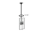 Multibrackets 24” - 42" 1.5m Pole Single Side Display Ceiling Mount Pro Ceiling Mount Bracket Multibrackets