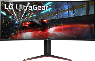 LG 37.5" QHD 160Hz Nano IPS 1ms Curved Gaming Monitor | 38GN950P-B Gaming Monitor LG