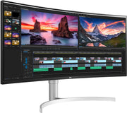 LG 38" UltraWide™ QHD+ Nano IPS 144Hz Curved Monitor | 38WN95CP-W.AEK Desktop Monitor LG