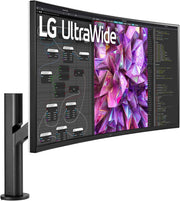 LG 37.5" 21:9 Curved UltraWide™ QHD+ (3840 x 1600) Monitor | 38WQ88C-W Desktop Monitor LG