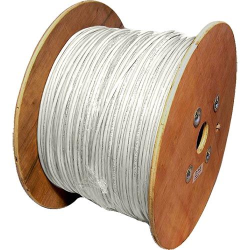 Cablenet Cat5e White U/UTP PVC 24AWG Stranded 500m Reel Patch Cable LAN / Ethernet Cable Cablenet