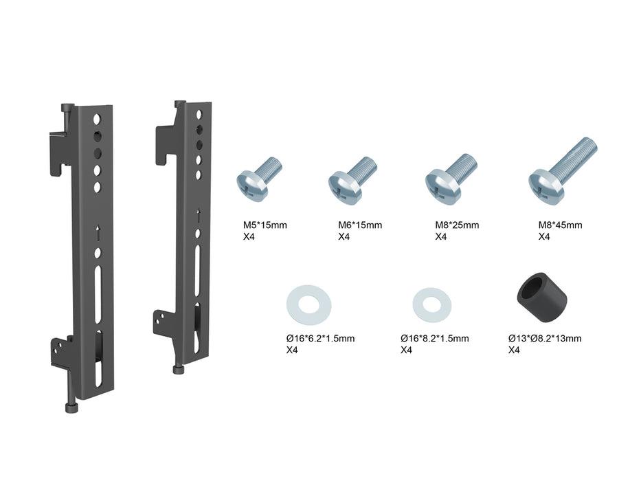 Multibrackets M Pro Series Fixed Arms - 200mm