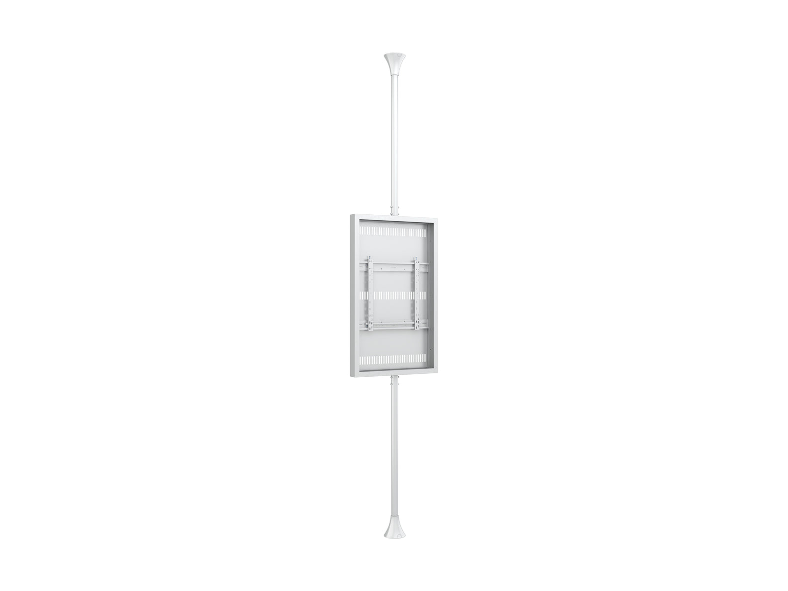 Multibrackets M Pro Series Enclosure 50" Floor to Ceiling Medium White Signage Display Enclosures Multibrackets