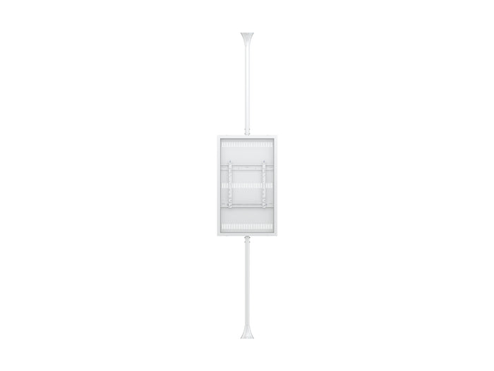 Multibrackets M Pro Series Enclosure 50" Floor to Ceiling Medium White Signage Display Enclosures Multibrackets
