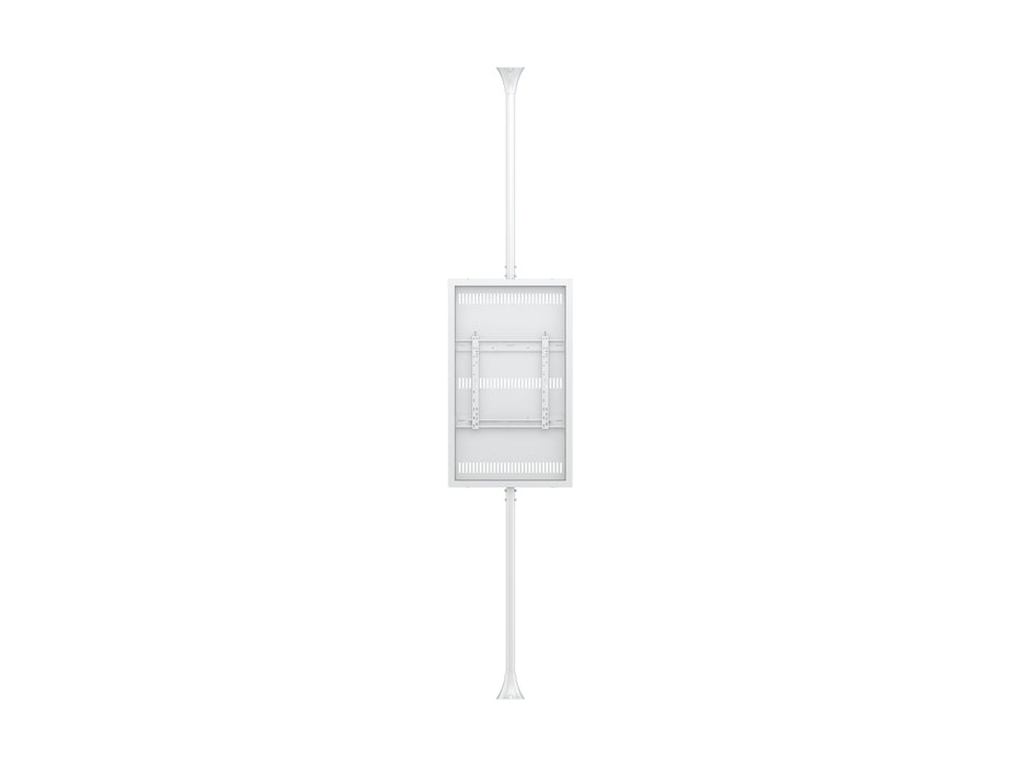 Multibrackets M Pro Series Enclosure 50" Floor to Ceiling Medium White Signage Display Enclosures Multibrackets