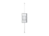 Multibrackets M Pro Series Enclosure 50" Floor to Ceiling Medium White Signage Display Enclosures Multibrackets