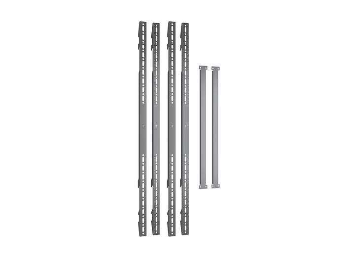 Multibrackets M Pro Series Fixed Arm 126cm + M Pro Series Aluminum Rail Support Bar Mounting Accessory Multibrackets