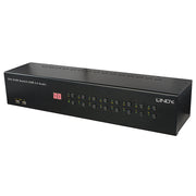 Lindy 16 Port DVI-I Single Link, USB 2.0 & Audio KVM Switch | 39318 Switches Lindy