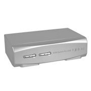 Lindy 2 Port DVI-I Single Link, USB 2.0 & Audio KVM Switch | 39336 Switches Lindy