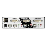 Lindy 2 Port DVI-I Dual Link, USB 2.0 & Audio KVM Switch | 39338 Switches Lindy