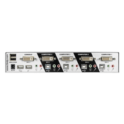 Lindy 4 Port DVI-I Dual Link, USB 2.0 & Audio KVM Switch | 39339 Switches Lindy