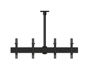 Multibrackets 0.8m Tilt 40"-65" Pro Series Menu Board Ceiling Mount For 2 Screens Ceiling Mount Bracket Multibrackets