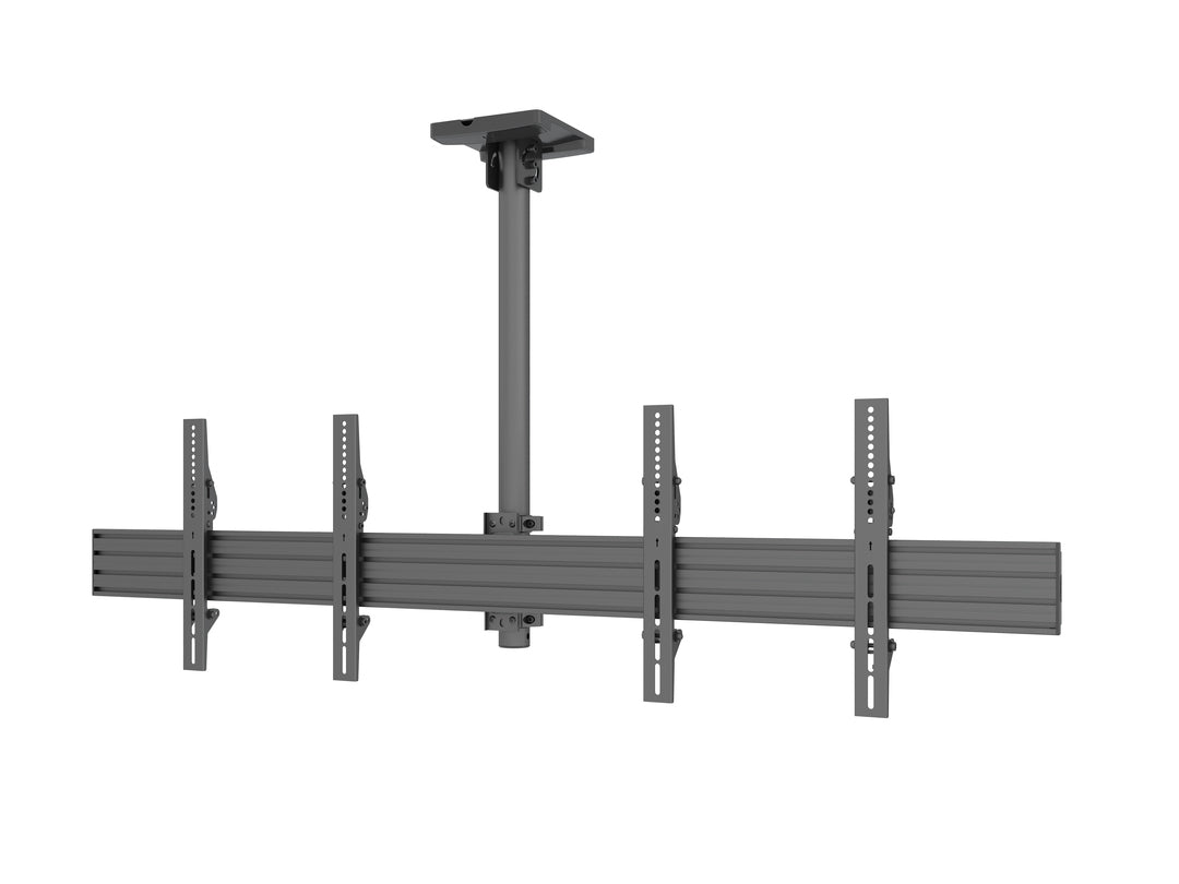 Multibrackets 0.8m Tilt 40"-65" Pro Series Menu Board Ceiling Mount For 2 Screens Ceiling Mount Bracket Multibrackets