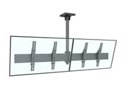 Multibrackets 0.8m Tilt 40"-65" Pro Series Menu Board Ceiling Mount For 2 Screens Ceiling Mount Bracket Multibrackets