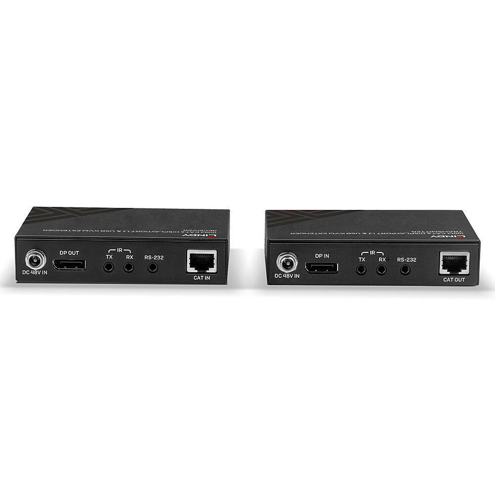 Lindy 100m Cat.6 DisplayPort 1.2, USB, IR & RS232 KVM Extender | 39375 AV Extender Lindy