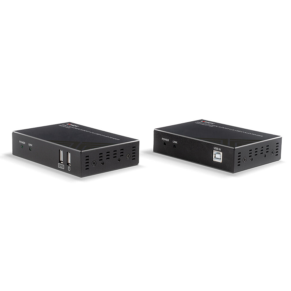 Lindy 100m Cat.6 DisplayPort 1.2, USB, IR & RS232 KVM Extender | 39375 AV Extender Lindy