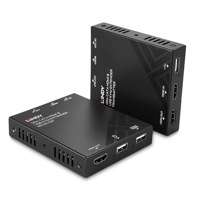 Lindy 120m Cat.6 HDMI & USB KVM Extender - 39381 Lindy Kvm Switch Lindy