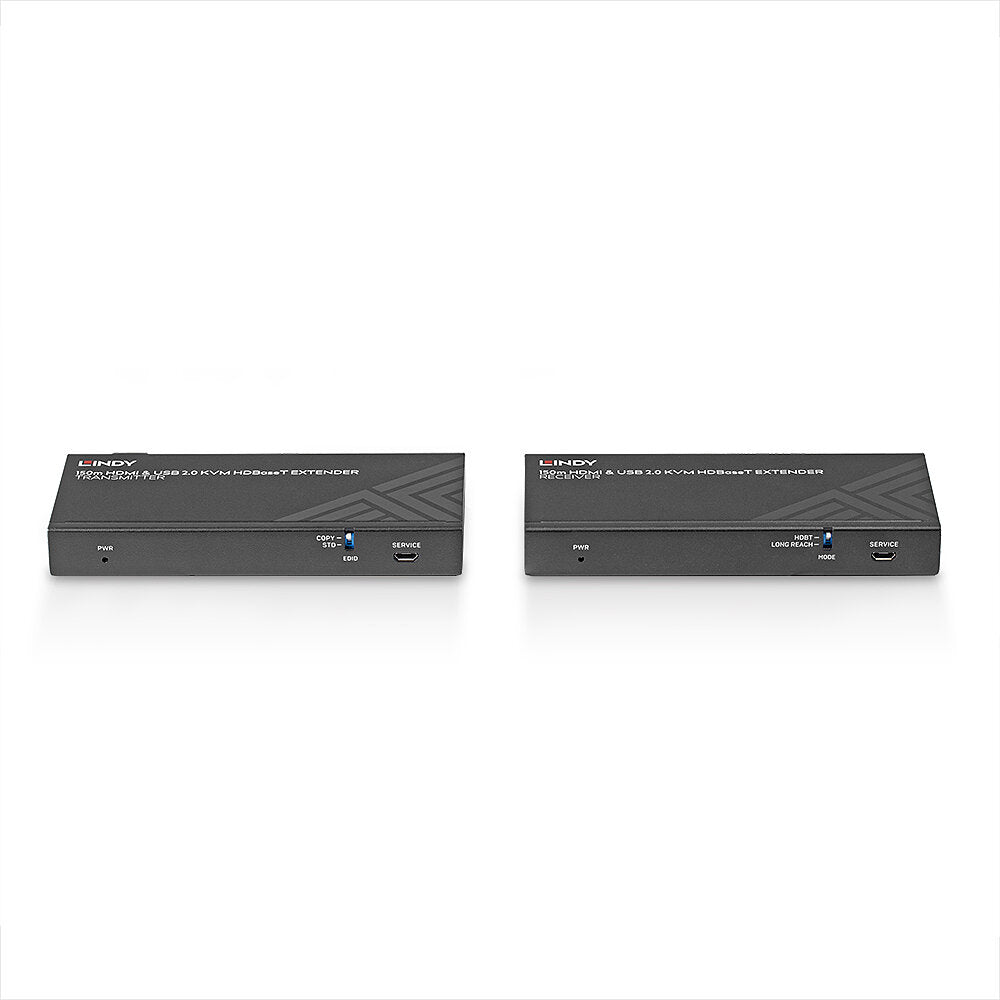 Lindy 150m Cat.6 HDMI 4K60, USB 2.0 & IR HDBaseT KVM Extender | 39384 AV Extender Lindy