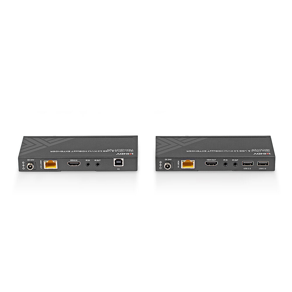 Lindy 150m Cat.6 HDMI 4K60, USB 2.0 & IR HDBaseT KVM Extender | 39384 AV Extender Lindy