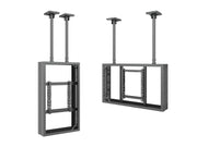 Multibrackets M Pro Series Enclosure 50" Ceilingmount Medium B2B Black Signage Display Enclosures Multibrackets