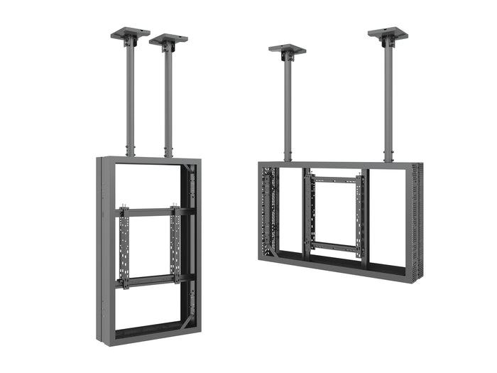 Multibrackets M Pro Series Enclosure 50" Ceilingmount Medium B2B Black Signage Display Enclosures Multibrackets