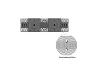 Multibrackets M Pro Series Enclosure 50" Ceilingmount Medium B2B Black Signage Display Enclosures Multibrackets