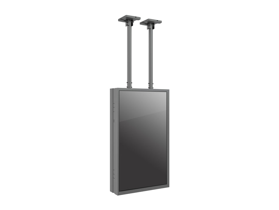 Multibrackets M Pro Series Enclosure 50" Ceilingmount Medium B2B Black Signage Display Enclosures Multibrackets